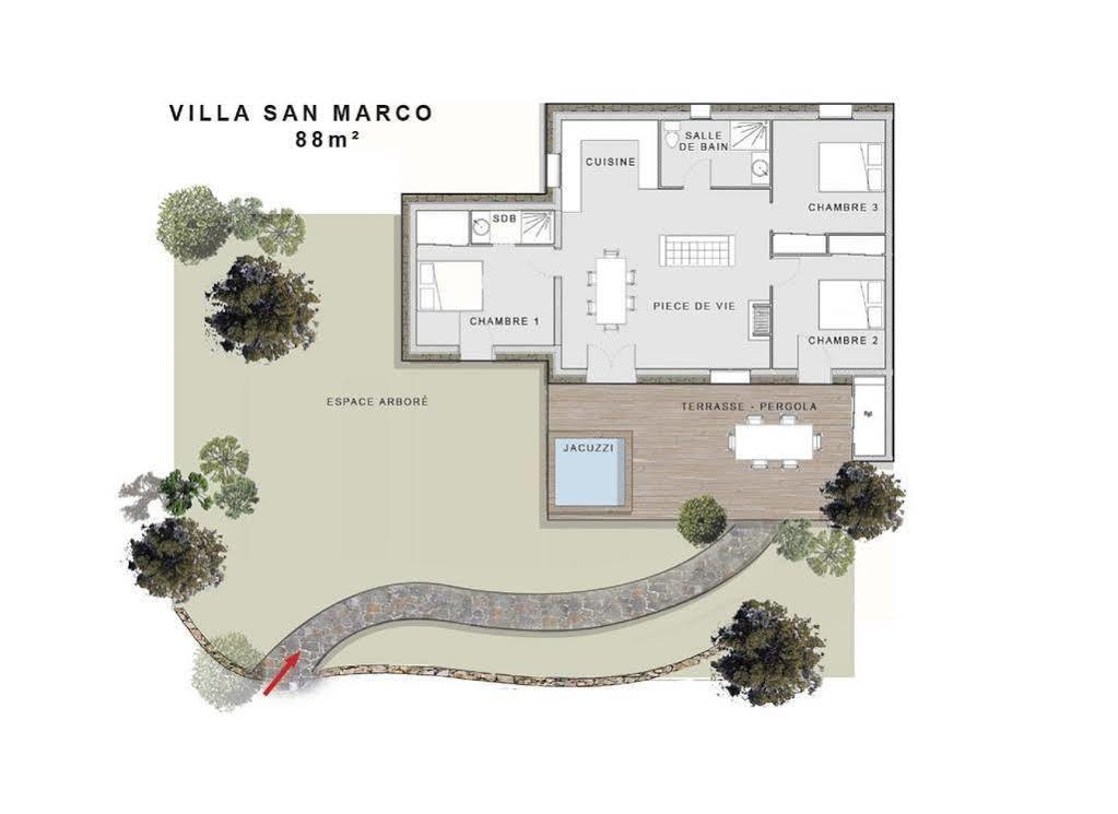 Residence Les Oliviers Porto-Vecchio  Eksteriør billede